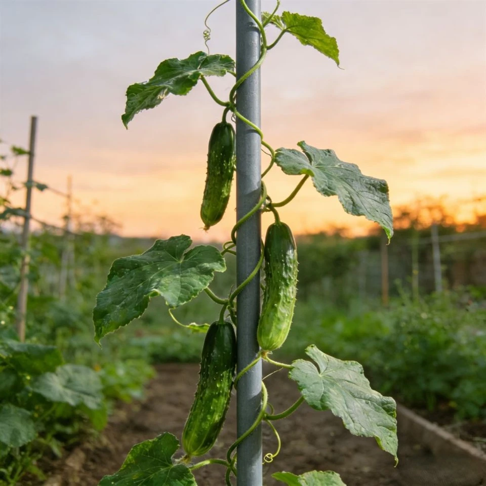 Fiberglass Cucumber Trellis Posts factory